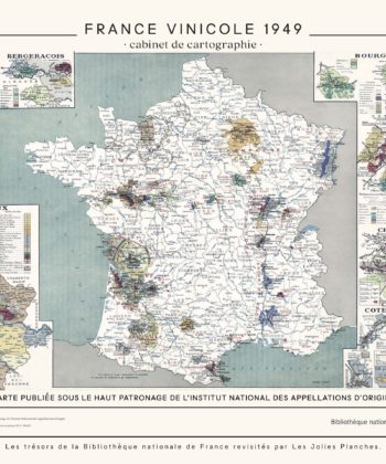 Carte De France Vinicole Les Jolies Planches